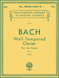 Well-Tempered Clavier, The piano sheet music cover